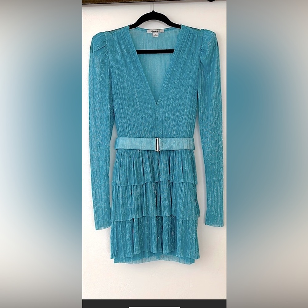 Sabina Musayev Carry Mini dress in Marine Blue